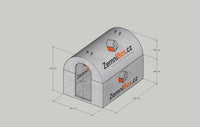 ZemniBox MIDI - Betonový sklep 350 × 240 × 250 cm