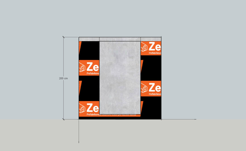 ZemniBox Ploché MIDI – Betonový sklep 200 × 240 × 200 cm